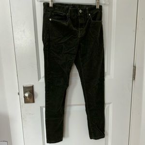 Banana Republic Corduroy Jeans Olive Green 26